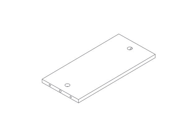Prescott Single Door Wall Cabinet - Part 05 - Fixed Shelf