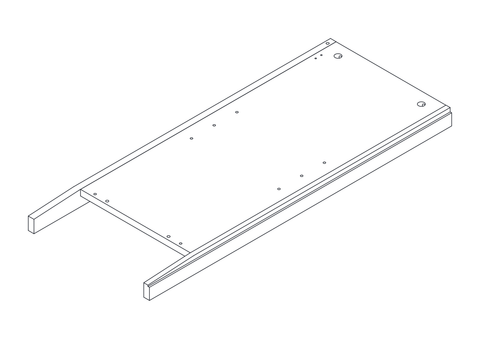 Prescott Single Door Floor Cabinet - Part 02 - Left Side Board