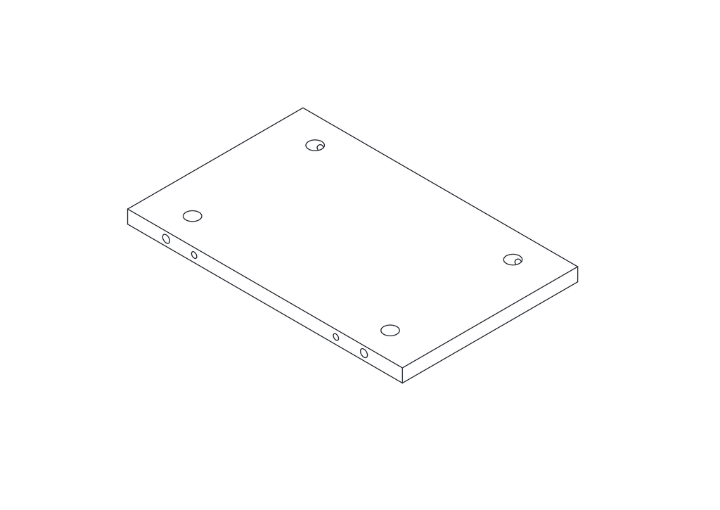Prescott Single Door Floor Cabinet - Part 04 - Bottom Board