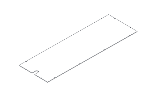 Prescott Single Door Floor Cabinet - Part 08 - Back Board