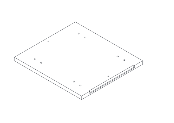 Prescott Tall Cabinet - Part 01 - Top Board