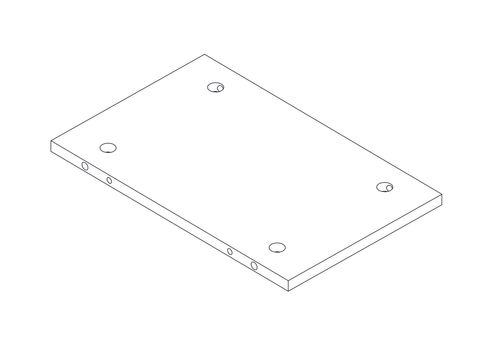Prescott Tall Cabinet - Part 11 - Fixed Shelf