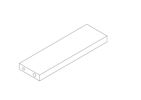 Prescott Tall Cabinet - Part 12 - Lower Cross Bar