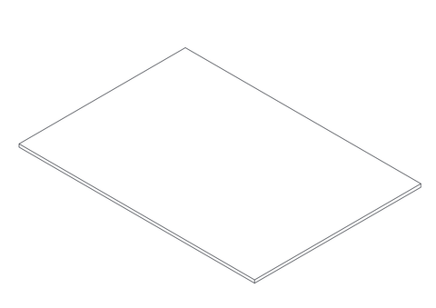 Prescott Tall Cabinet - Part 17 - Drawer Bottom Board