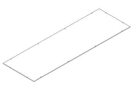 Prescott Tall Cabinet - Part 19 - Lower Back Board