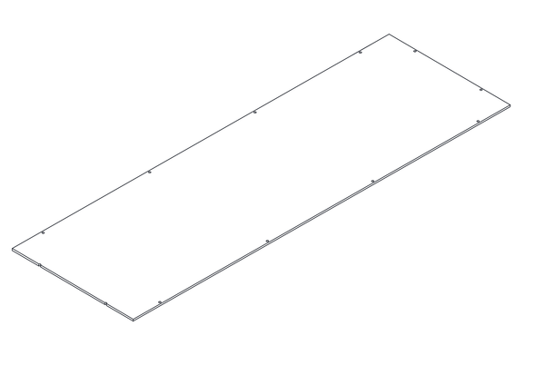 Prescott Tall Cabinet - Part 19 - Lower Back Board