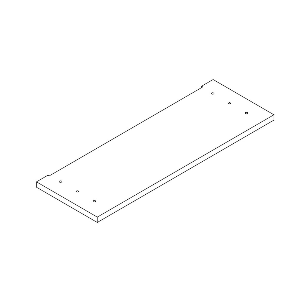 Danbury Two-Door Wall Cabinet - Part 04 - Bottom Board