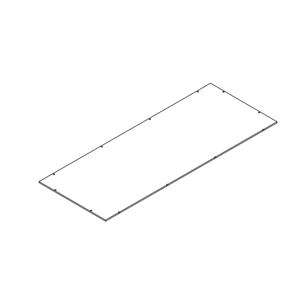 Danbury Two-Door Wall Cabinet - Part 08 - Lower Back Board