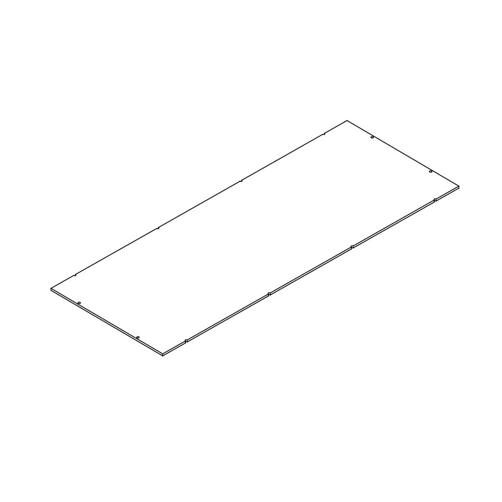 Danbury Two-Door Wall Cabinet - Part 11 - Middle Back Board