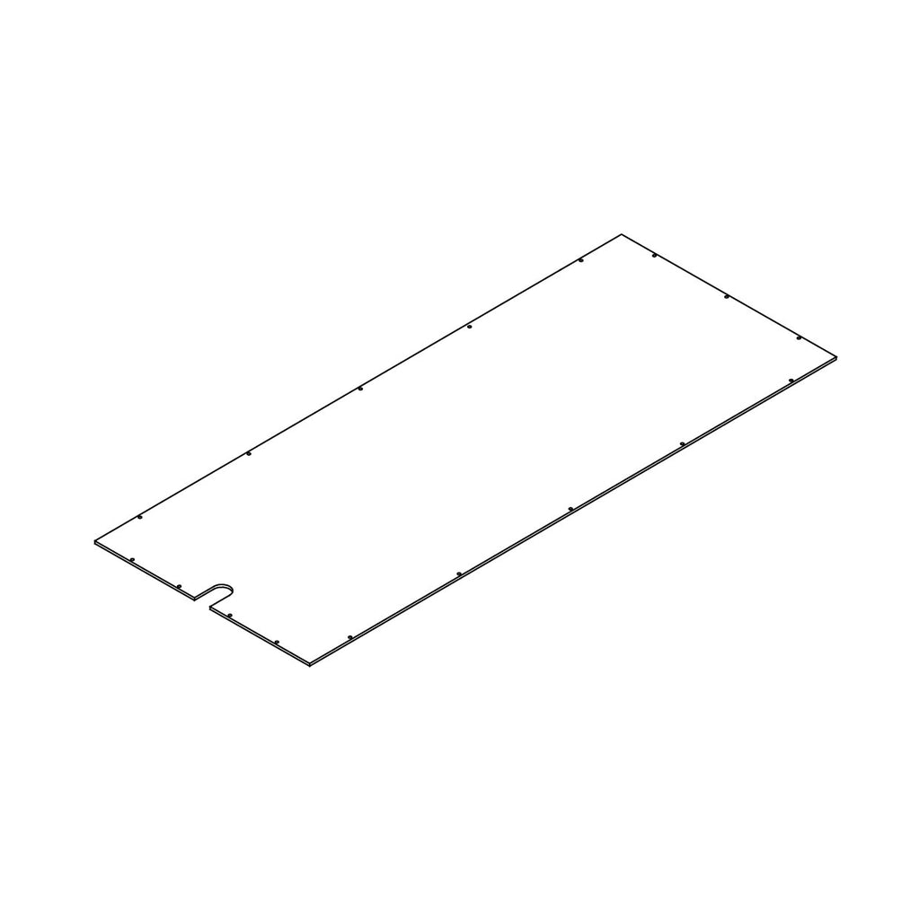 Danbury Single Door Floor Cabinet - Part 05 - Back Board