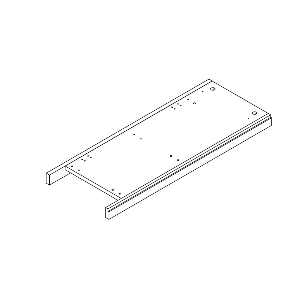 Danbury Two-Door Floor Cabinet - Part 02 - Left Side Panel