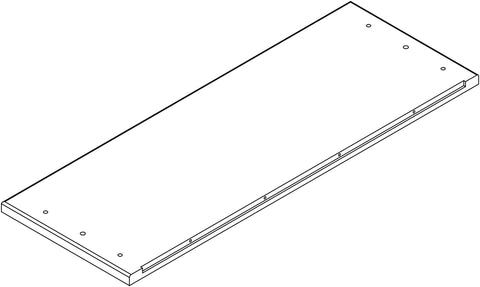 Monroe Two-Door Wall Cabinet - Part 11 - Lower Back Board
