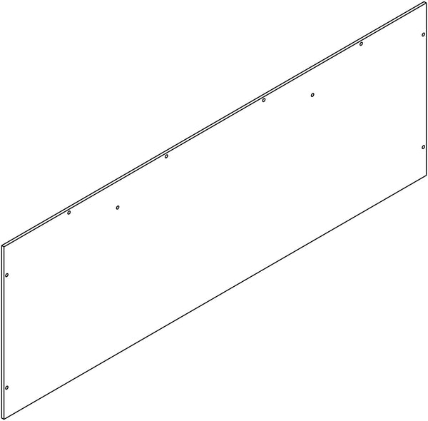 Monroe Two-Door Wall Cabinet - Part 08 - Upper Back Board