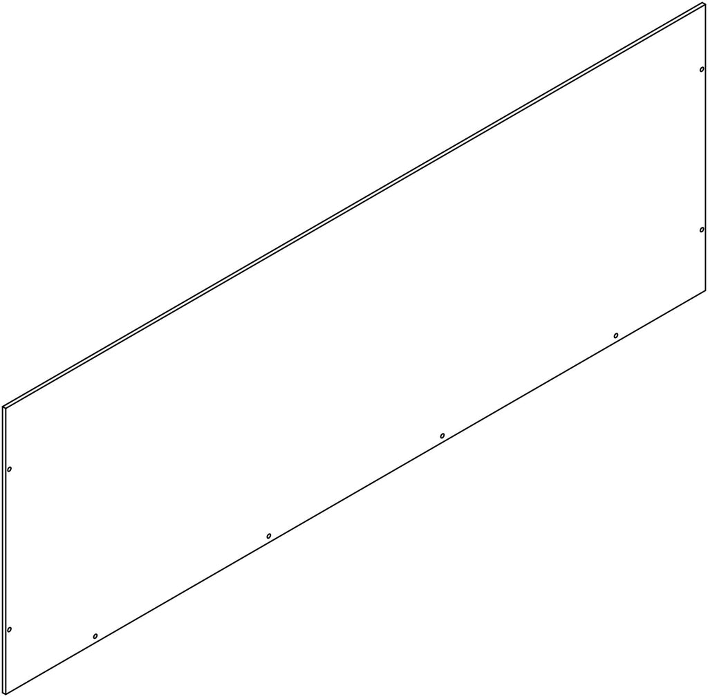 Monroe Two-Door Floor Cabinet - Part 11 - Lower Back Board