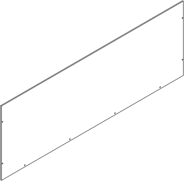 Monroe Two-Door Floor Cabinet - Part 11 - Lower Back Board