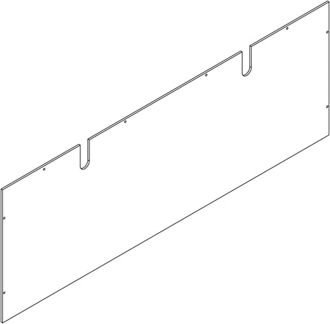 Monroe Two-Door Floor Cabinet - Part 08 - Upper Back Board