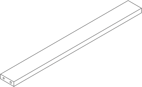 Monroe Bathroom Spacesaver - Part 10 - Rear Bottom Cross Bar