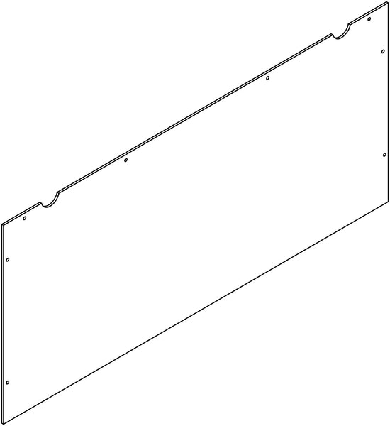 Monroe Bathroom Spacesaver - Part 13 - Upper Back Board