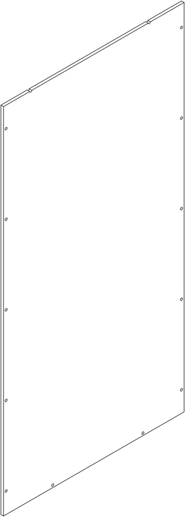 Monroe Two-Door Tall Cabinet - Part 10 - Lower Back Board