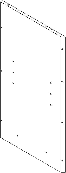 Monroe Tall Corner Cabinet - Part 11 - Lower Right Side Panel