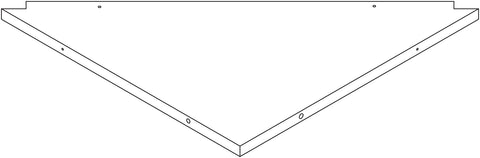 Monroe Tall Corner Cabinet - Part 15 - Bottom Board