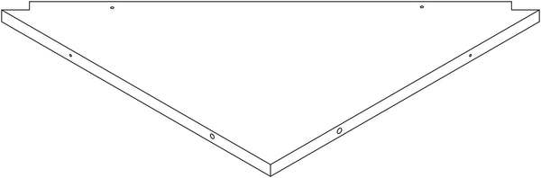 Monroe Tall Corner Cabinet - Part 15 - Bottom Board