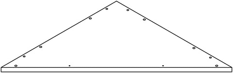 Monroe Tall Corner Cabinet - Part 01 - Top Board