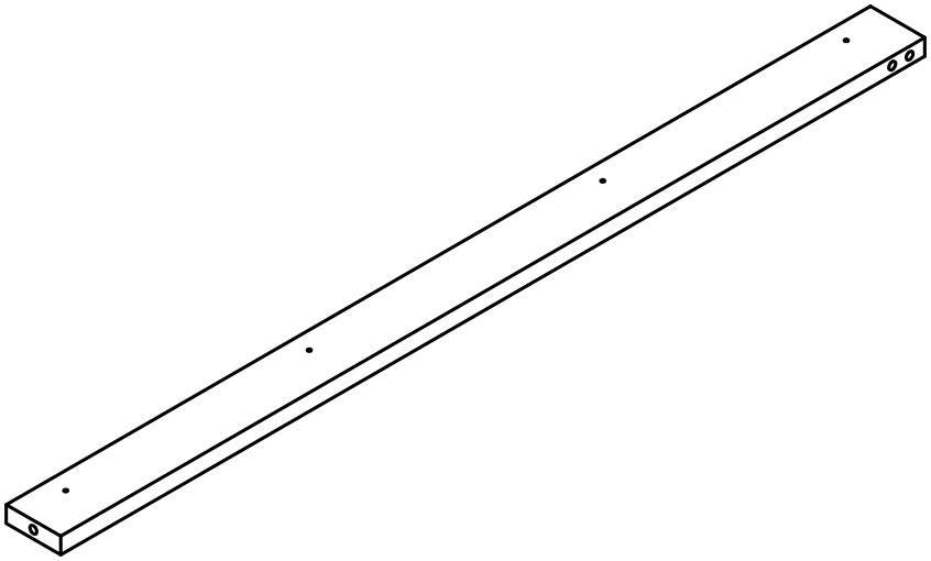 Monroe Tall Corner Cabinet - Part 06 - Upper Right Support Board