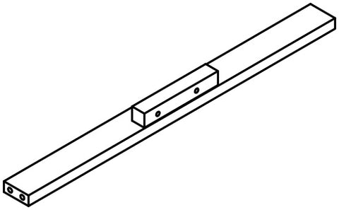 Monroe Tall Corner Cabinet - Part 09 - Middle Cross Bar