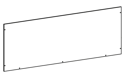 Bayfield Two-Door Floor Cabinet - Part 10 - Lower Back Board