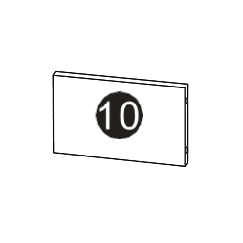 Ashland 1 Door, 3 Drawer Floor Cabinet - Part 10 - Drawer Back Board