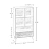 Woodbury Storage Cabinet with Cubbies and Drawer