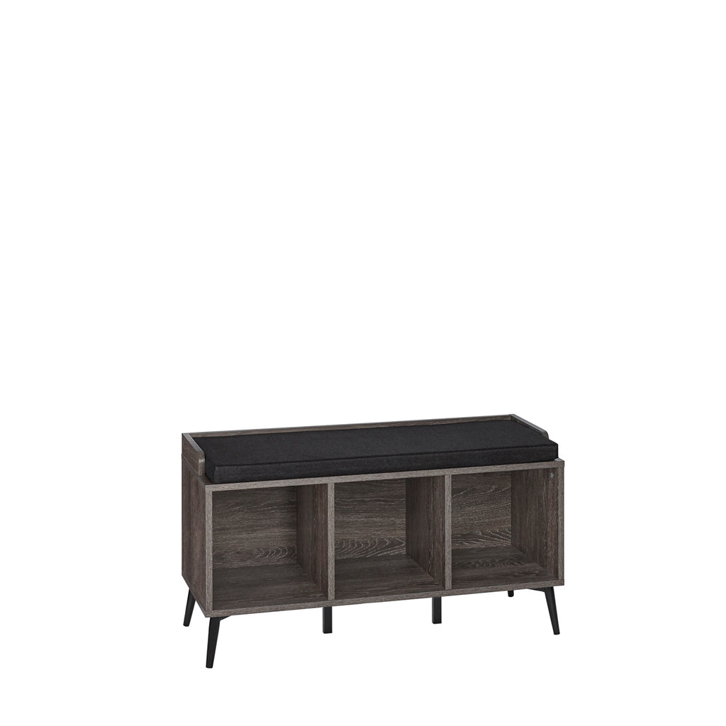 Woodbury Storage Bench with Cubbies