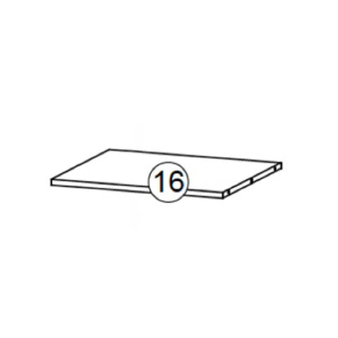 Ashland Tall Cabinet - Part 16 - Fixed Shelf