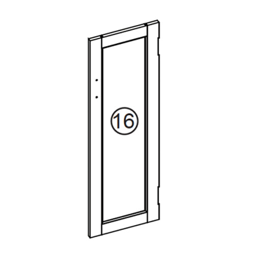 Somerset Two Door Floor Cabinet - Part 16 - Right Door