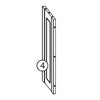 Somerset Two-Door Wall Cabinet - Part 04 - Left Side Panel