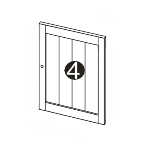 Ashland Two Door Wall Cabinet - Part 04 - Right Door