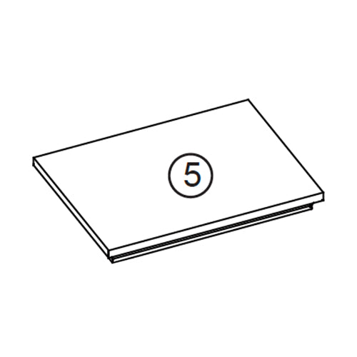 Somerset Single Door Floor Cabinet - Part 05 - Top Board