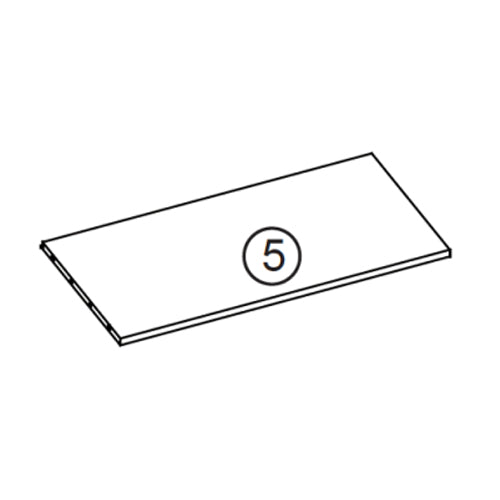 Somerset Two Door Floor Cabinet with Drawer - Part 05 - Bottom Board