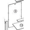 Somerset Single Door Floor Cabinet - Part 06 - Back Board