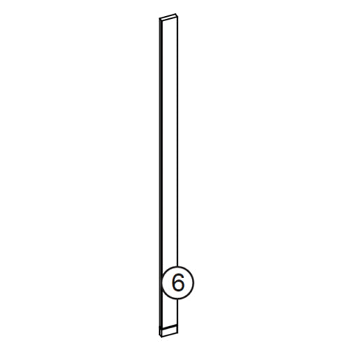 Somerset Two Door Floor Cabinet - Part 06 - Left Support Board
