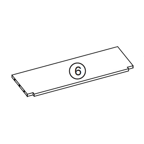 Somerset Two-Door Wall Cabinet - Part 06 - Shelf