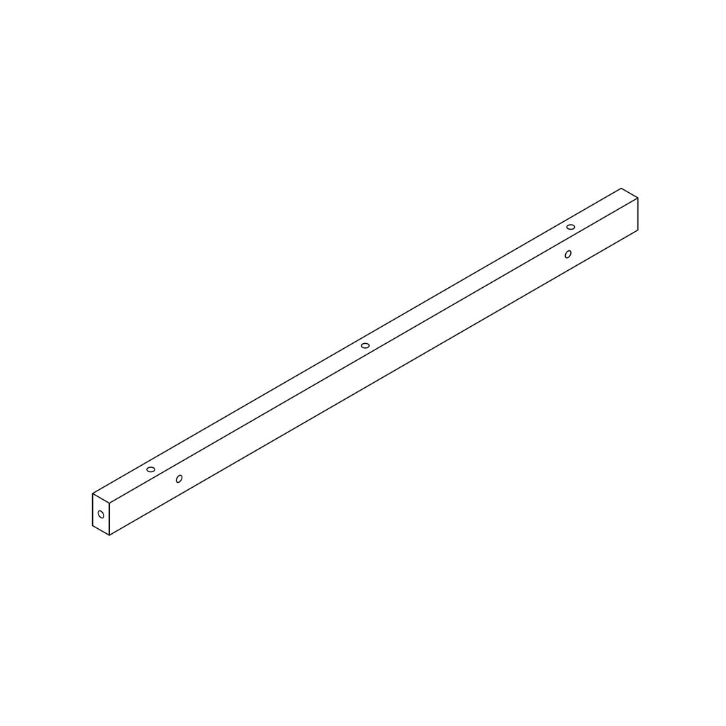 La Crosse 3-Hook Wall Shelf - Part 07 - Back Cross Bar