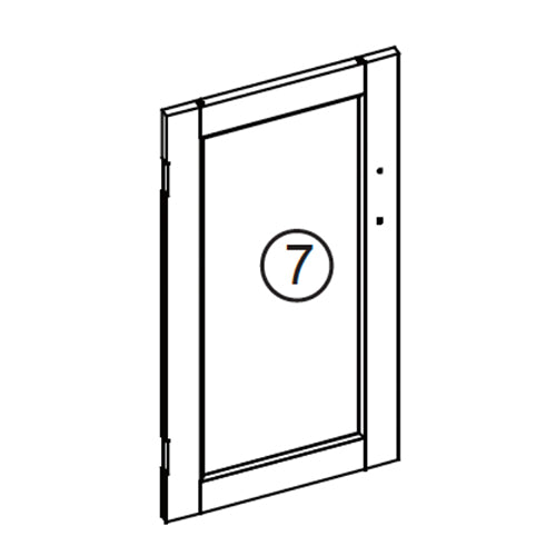 Somerset Single Door Floor Cabinet - Part 07 - Door