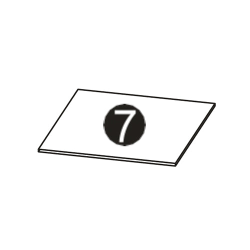 Ashland 1 Door, 3 Drawer Floor Cabinet - Part 07 - Drawer Bottom Board