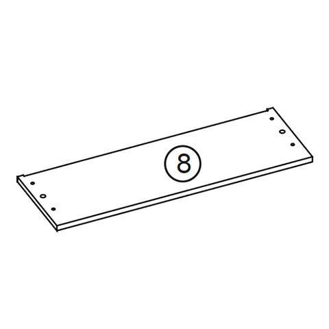 Somerset Two-Door Wall Cabinet - Part 08 - Bottom Board