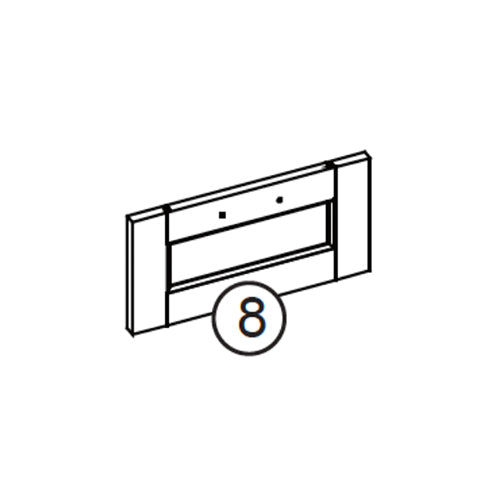 Somerset Single Door Floor Cabinet - Part 08 - Drawer Front Board