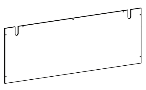 Bayfield Two-Door Floor Cabinet - Part 09 - Upper Back Board