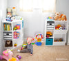 Kids Corner Storage Cabinet with Cubbies & Shelves