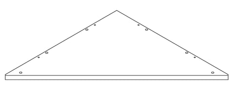 Brookfield Tall Corner Cabinet - Part 01 - Middle Connection Board